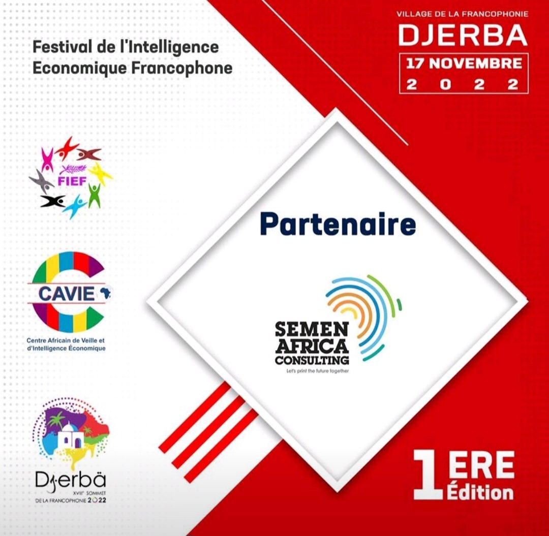 Affiche du Festival de l'Intelligence Economique Francophone