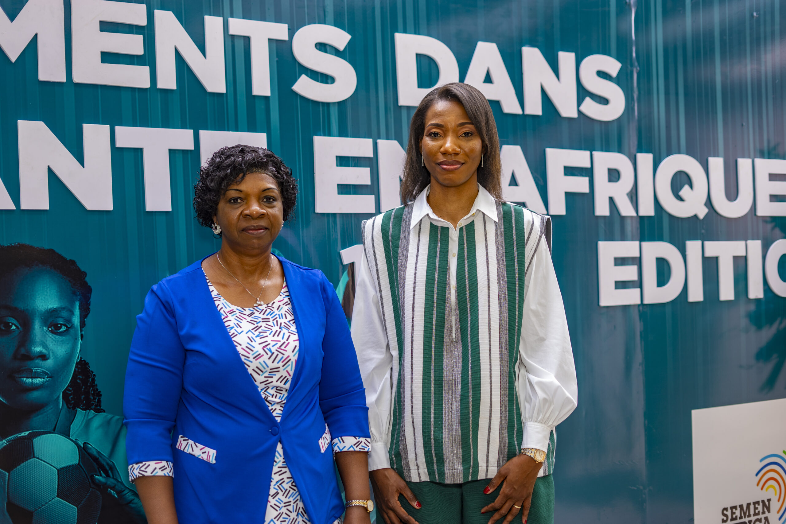 Docteur MAKITA-NGADI et Docteur COULIBALY KONE lors de la première édition du sommet sur les investissements dans les systèmes de santé en Afrique (SISSA)