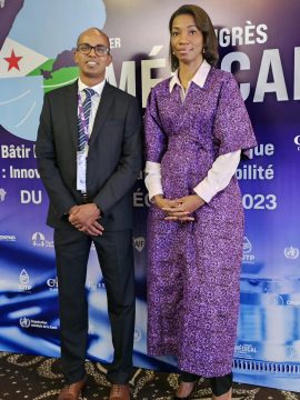 Dr Laetiti Makita-Ngadi au premier Congrès Médical,  sous le thème - Bâtir le futur de la médecine en Afrique - Djibouti