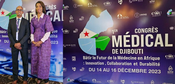 Premier Congrès Médical,  sous le thème - Bâtir le futur de la médecine en Afrique - Djibouti - mix - Dr Laetitia Makita-Ngadi